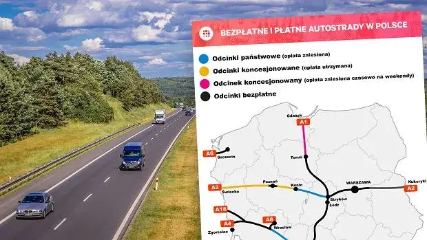 Autostrady w Polsce: Które są darmowe, a za które zapłacisz?