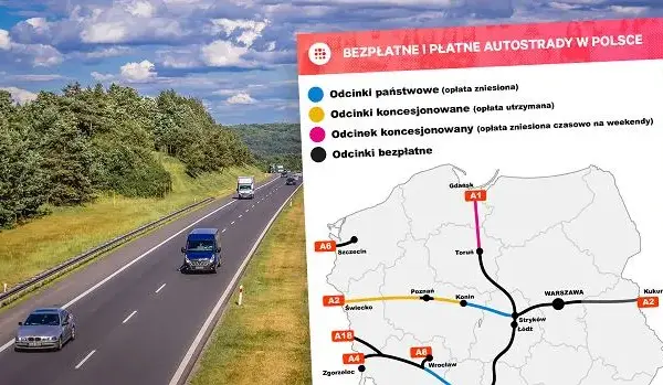 Autostrady w Polsce: Które są darmowe, a za które zapłacisz?