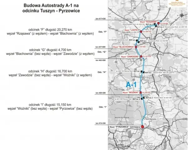A1 Częstochowa: Kiedy koniec budowy? Daty, przejezdność i korzyści