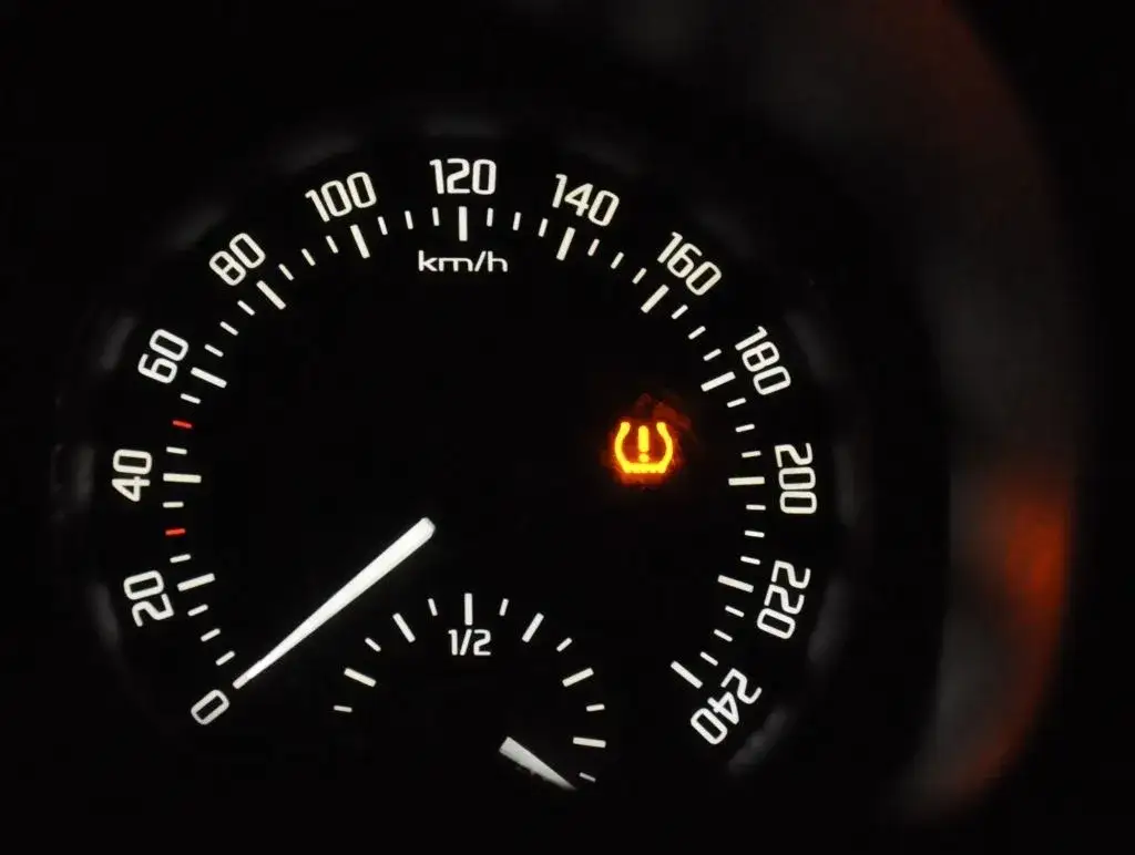 kontrolka TPMS, czujnik ciśnienia opon
